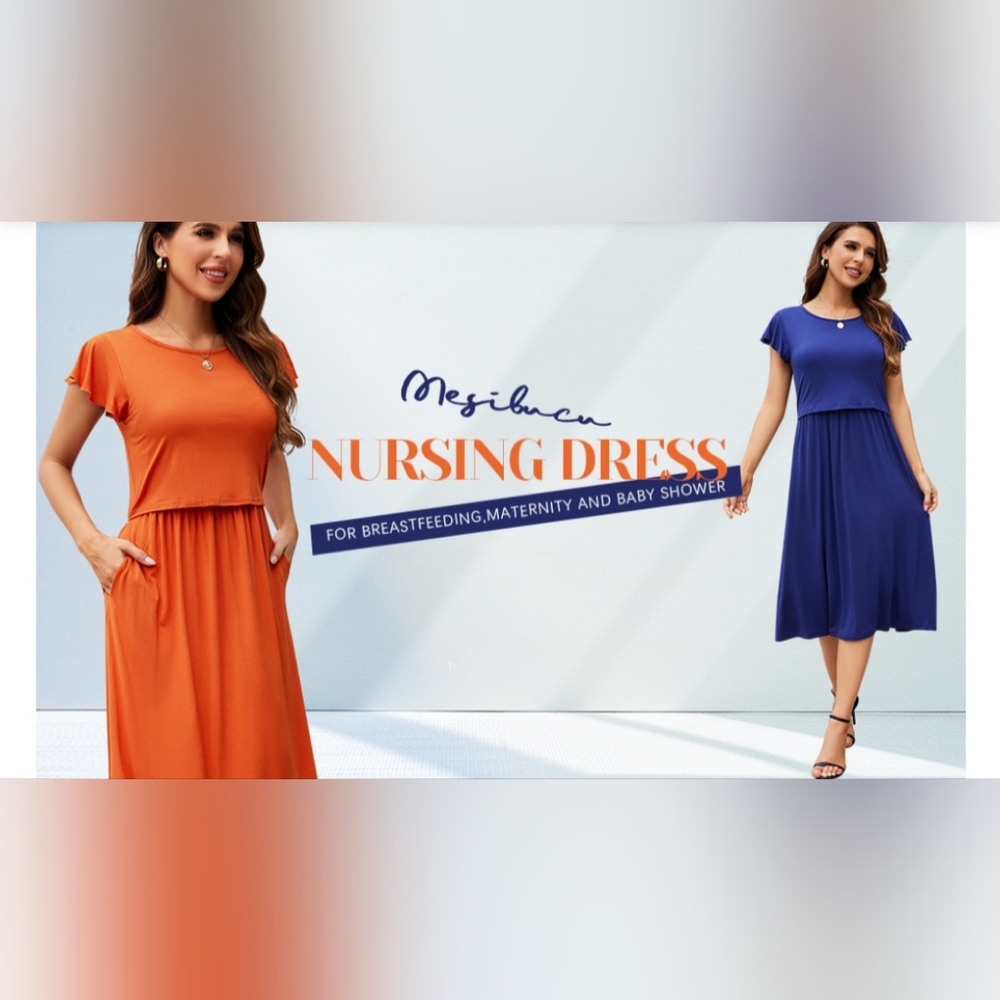 Mesibucu Maternity Nursing Dress